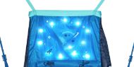 Slika Viseča gugalnica gnezdo s šotorom Hudora Cosmos, LED, 90 cm