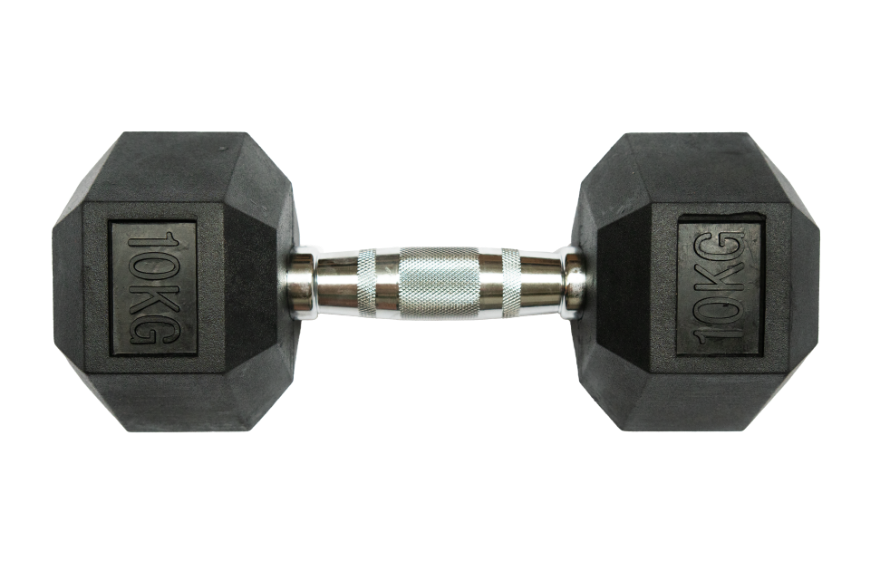 Slika Gumirana ročka Fitmotiv Hex 10 kg
