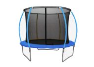 Slika Trampolin LEGONI SPACE z zaščitno mrežo 244 cm, moder