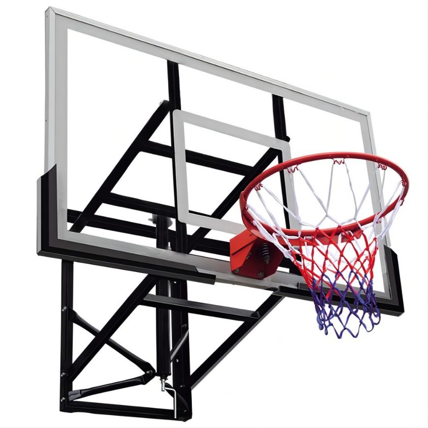 Slika Košarkaška tabla s konstrukcijo Wall Mounted Legoni 305 cm